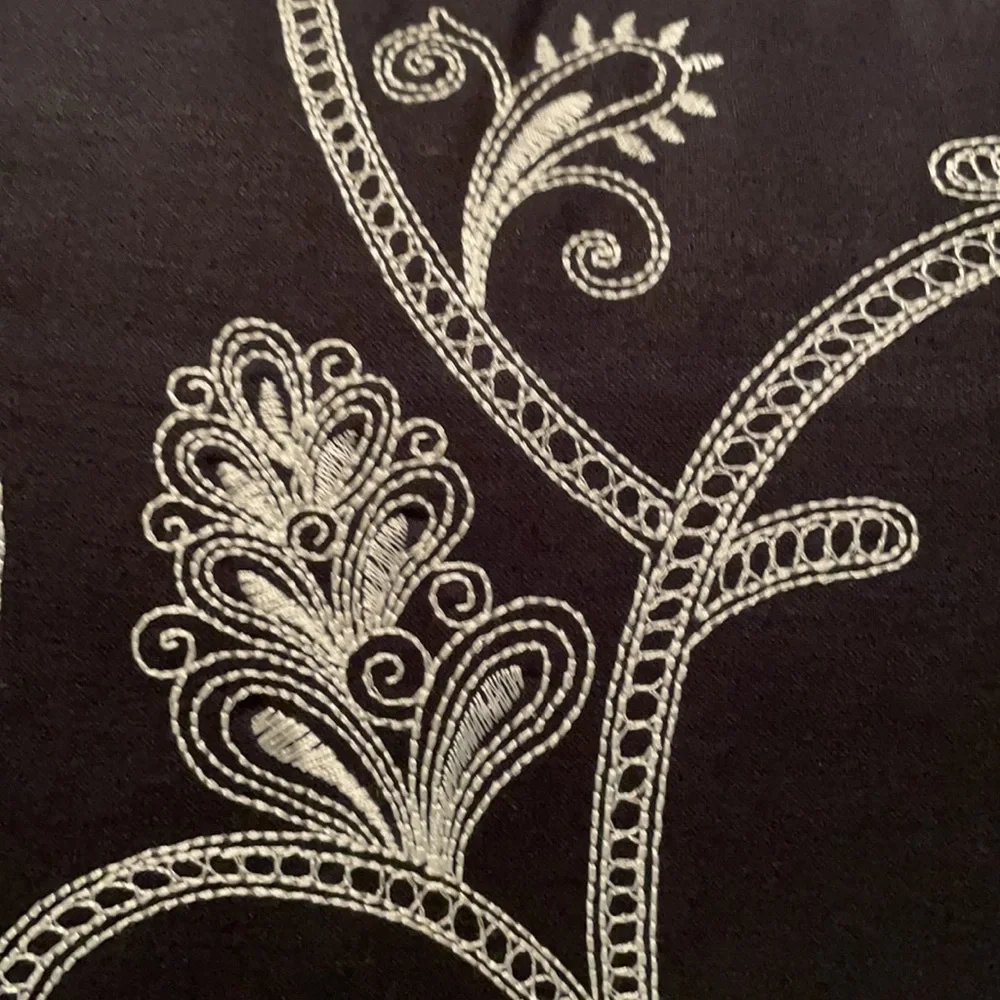 Embroidered Decorative Pillow